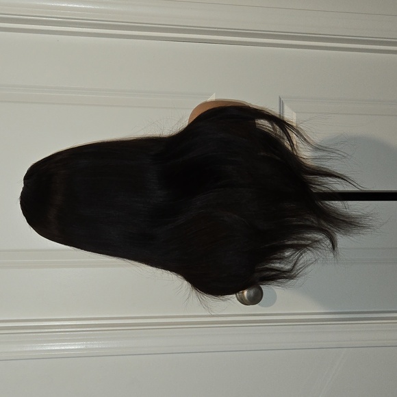 16" Raw Virgin Malaysian Straight Full Lace Wig - Picture 4 of 9